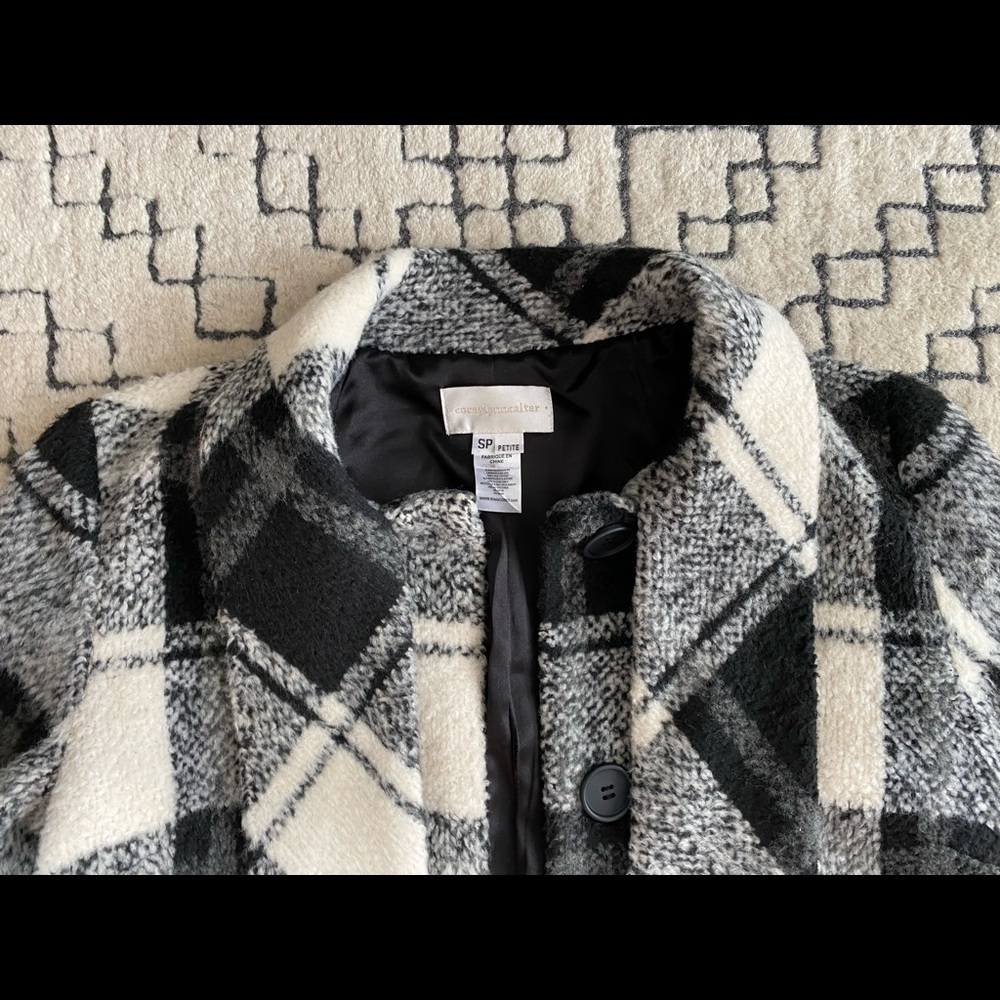 RARE- Corey Lynn Calter Elsa Tie-Neck Coat - Picture 5 of 7